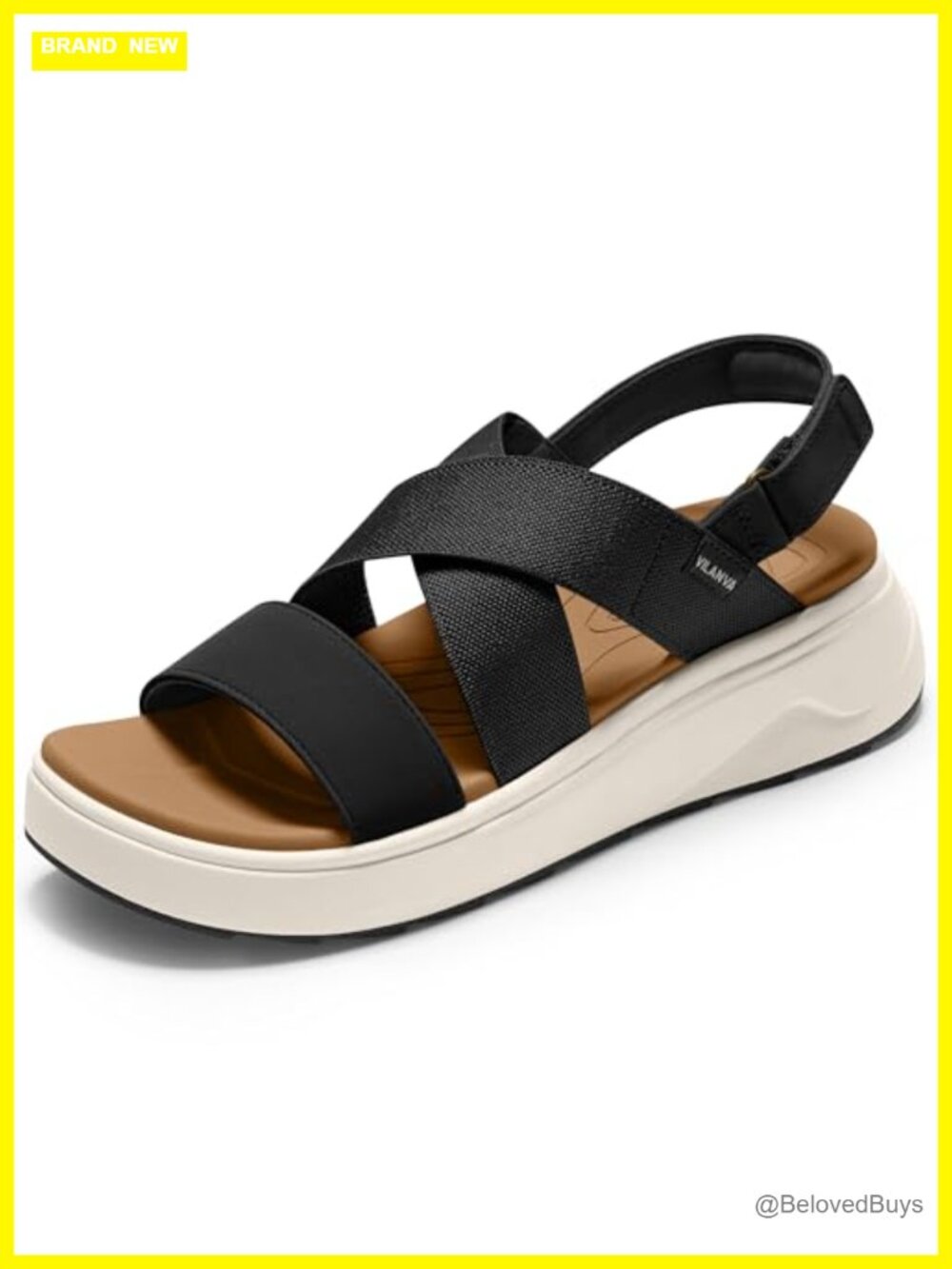 Platform Walking Sandals with Arch Support Orthotic Wedge Sandals Plantar
